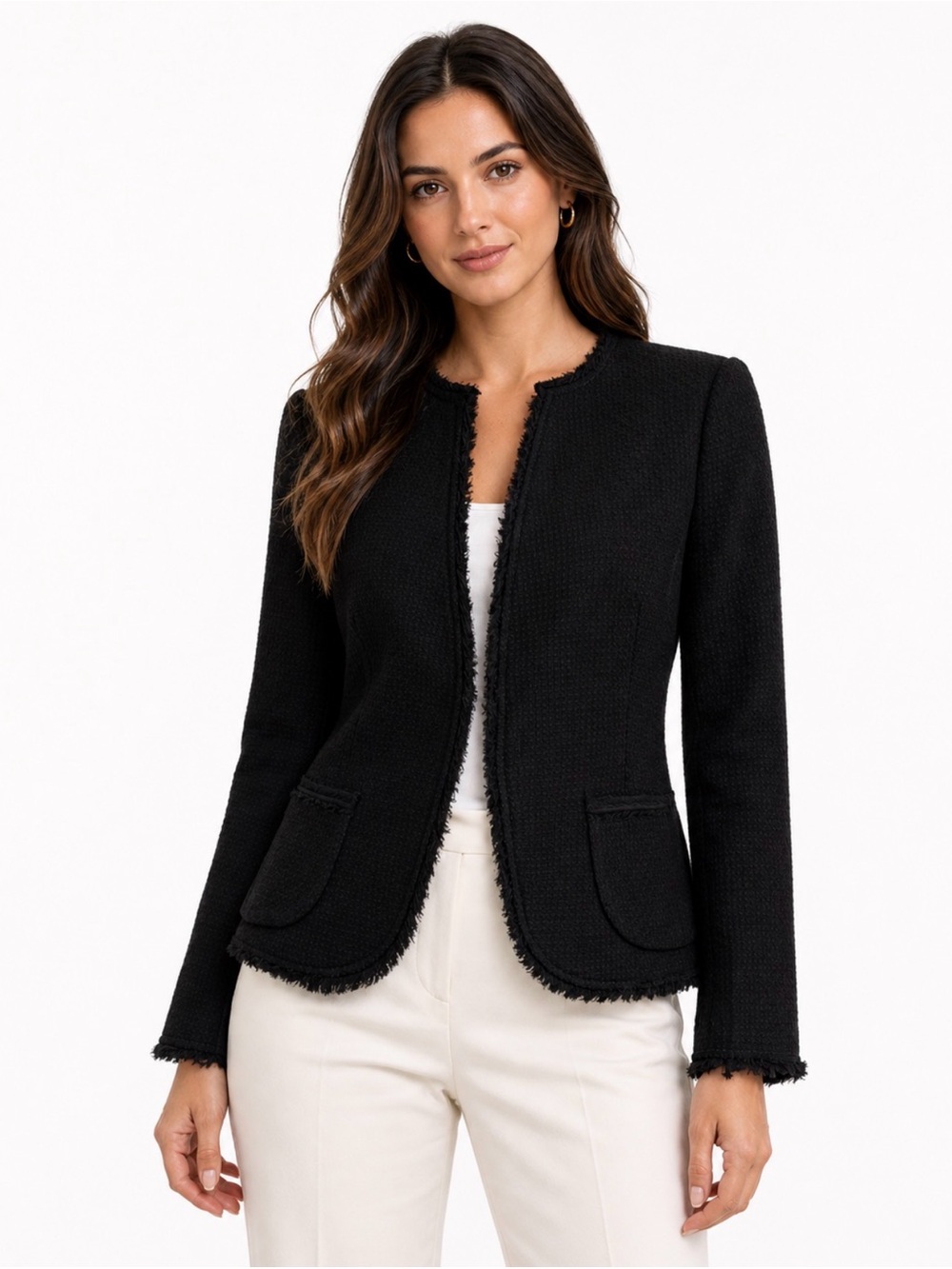 Banana Republic Black Women's Tweed Blazer